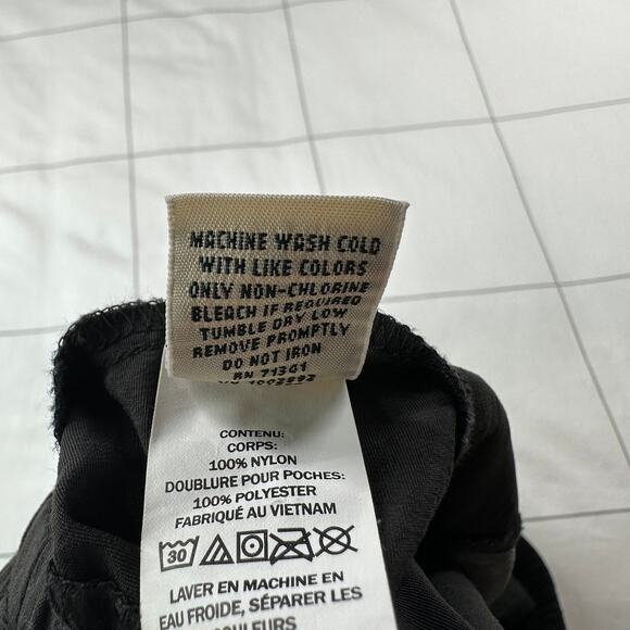 L.L. Bean Skirt Womens Large Black Nylon Hiking Outdoor Trail Modest Active Trek - Picture 5 of 9